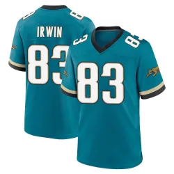 Youth Trenton Irwin Jacksonville Jaguars No.83 Game Prowler Throwback Jersey - Teal