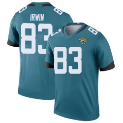 Youth Trenton Irwin Jacksonville Jaguars No.83 Legend Color Rush Jersey - Teal