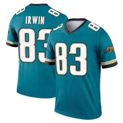 Youth Trenton Irwin Jacksonville Jaguars No.83 Legend Prowler Throwback Jersey - Teal
