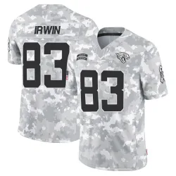 Youth Trenton Irwin Jacksonville Jaguars No.83 Limited 2024 Salute to Service Jersey - Arctic Camo