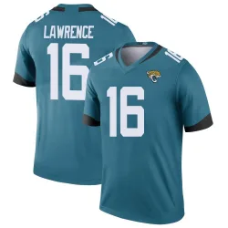 Youth Trevor Lawrence Jacksonville Jaguars No.16 Legend Color Rush Jersey - Teal