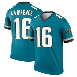 Youth Trevor Lawrence Jacksonville Jaguars No.16 Legend Prowler Throwback Jersey - Teal