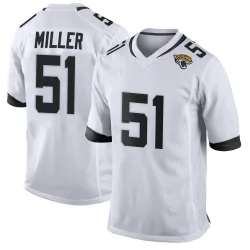 Youth Ventrell Miller Jacksonville Jaguars No.51 Game Jersey - White
