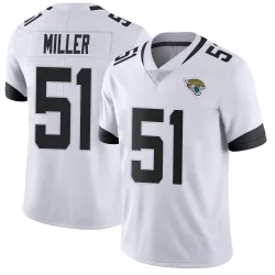 Youth Ventrell Miller Jacksonville Jaguars No.51 Limited Vapor Untouchable Jersey - White
