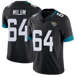Youth Wyatt Milum Jacksonville Jaguars No.64 Limited Vapor Untouchable Jersey - Black