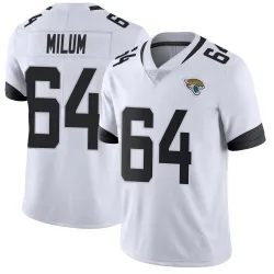 Youth Wyatt Milum Jacksonville Jaguars No.64 Limited Vapor Untouchable Jersey - White