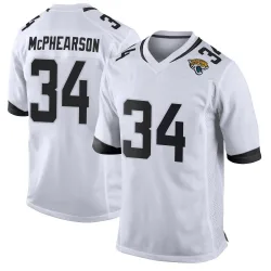Youth Zech McPhearson Jacksonville Jaguars No.34 Game Jersey - White